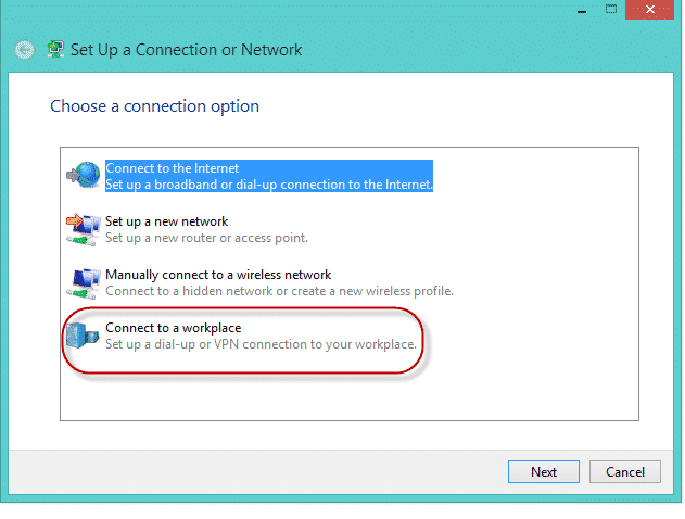 Open Remote Desktop Windows 7 bằng VPN