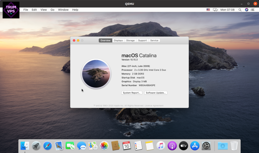 Hướng dẫn cài đặt VPS Mac OS Free